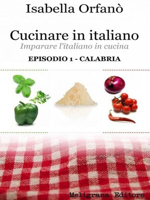 cover image of Cucinare in italiano